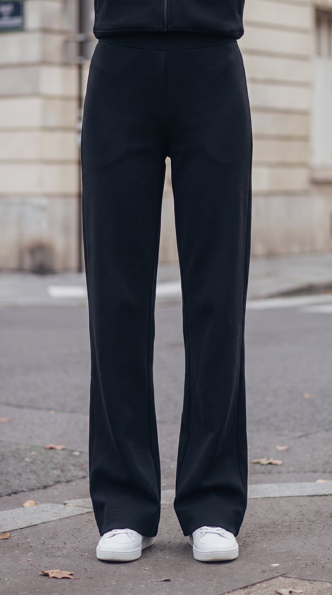 Pantaloni Palazzo Comfort — nero