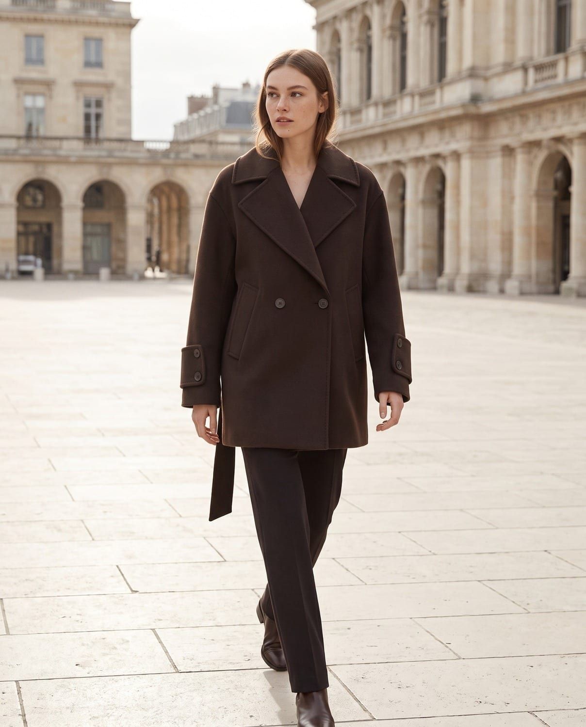 Kate, Moro, cappotto in lana e cachemire