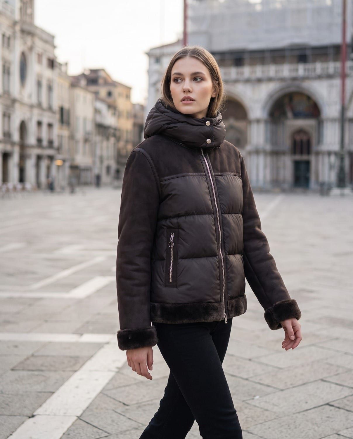 Meg, Moro, ecopiumino con ecopelliccia